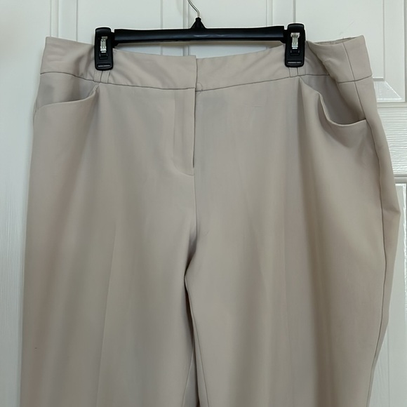 Alfani Tan Dress Pants Sz 16 - Picture 10 of 12